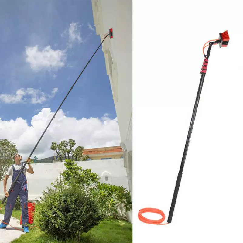 Telescopic windows Cleaning Kit With High Rise Building Glass Cleaning Brush