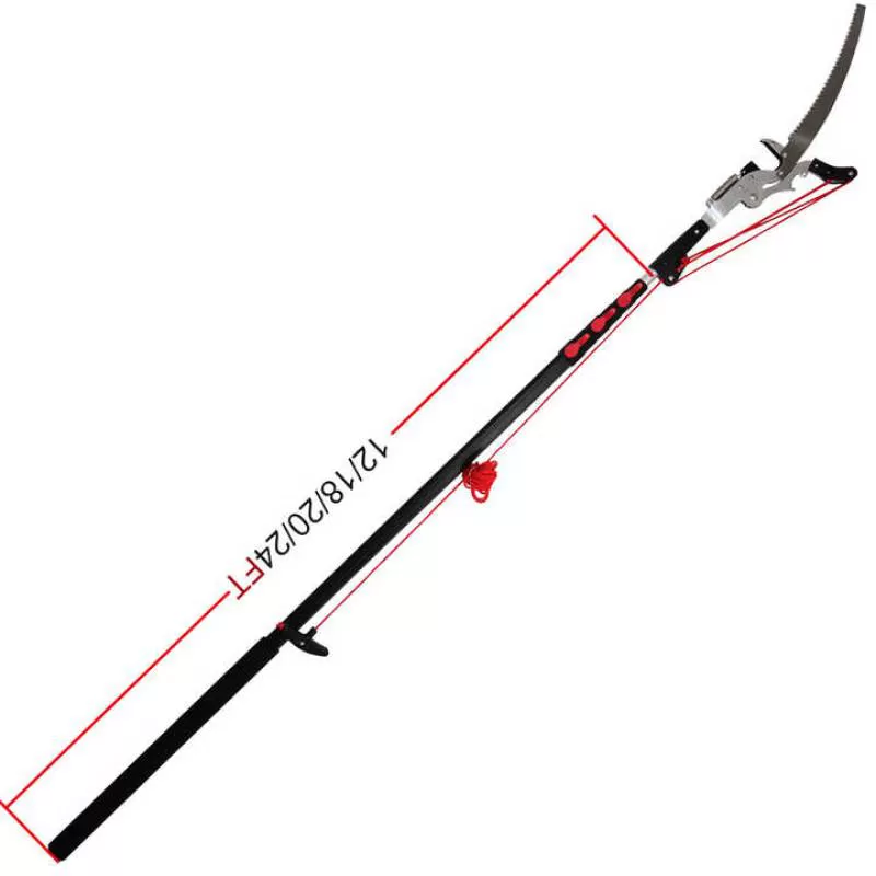 Extentool 18FT Extendable Long Handle Pruning Saw Telescopic Scissors Tree Branch Saw