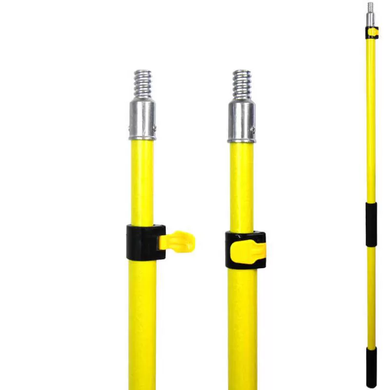 Hot Product Stick Paint Roller Telescopic Fiberglass  Extension Pole Handle Painting Extender Pole