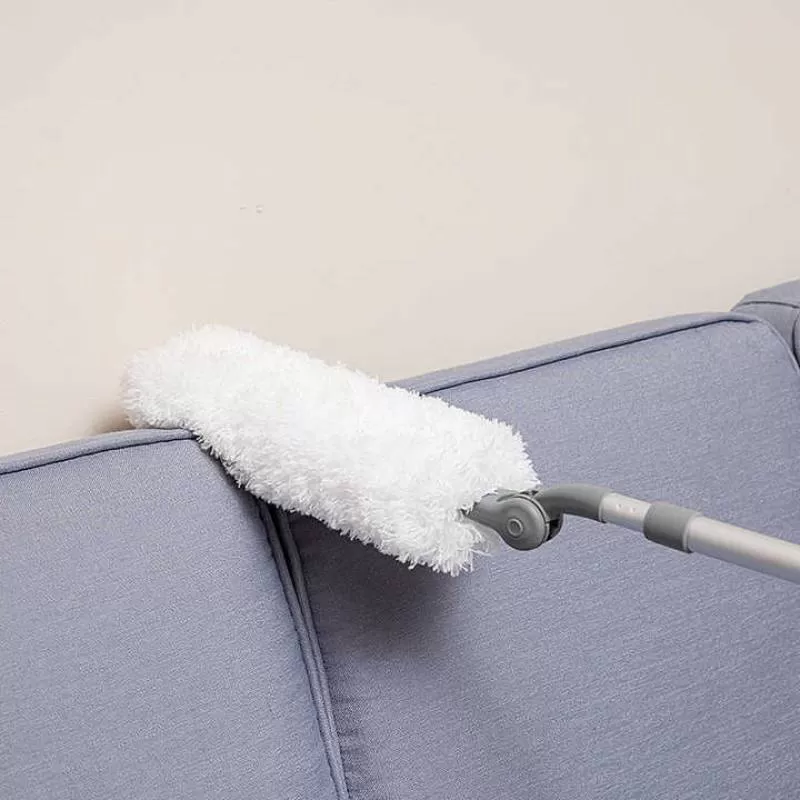 Factory Eco Clean Cobweb Foldable Fan Cleaner Telescopic Handle Microfiber Flexible With Microfiber Accessories