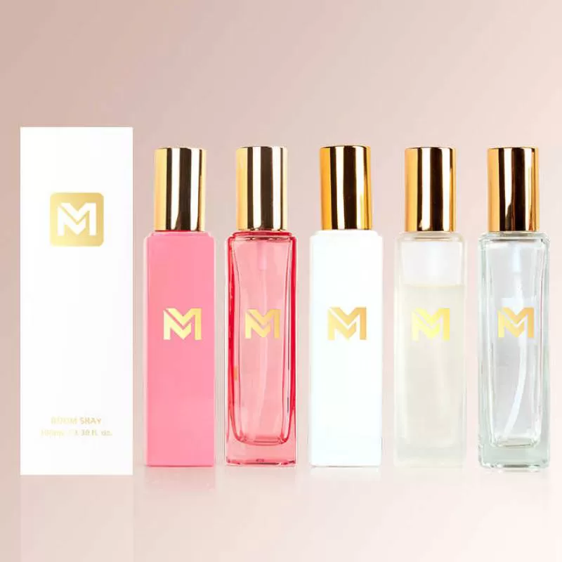 Mescente 2024 Christmas Luxury 100ml Aroma Fragrance Liquid Diffuser Glass Room Mist Spray Bottle