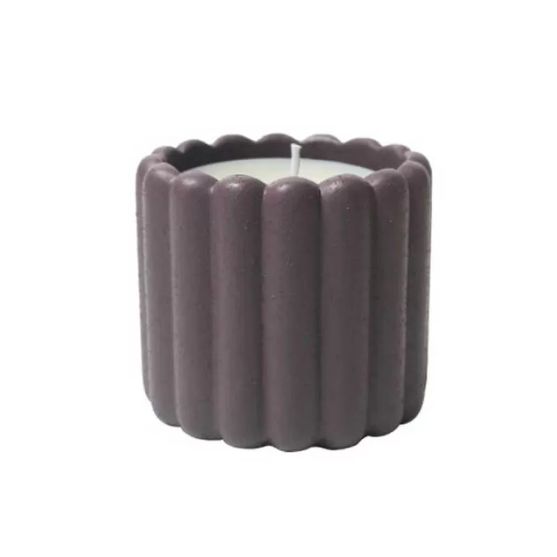 Mescente High Quality Clay Concrete Cement 300G Wide Ceramic Scented Candle