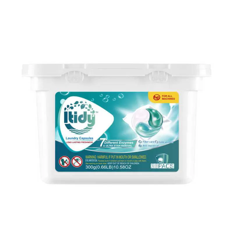 OEM/ODM Laundry Detergent Soap Beads Deep Cleaning Washing Pods Capsules Manufacturer 3in1 Stain Removal Laundry Gel Pacs