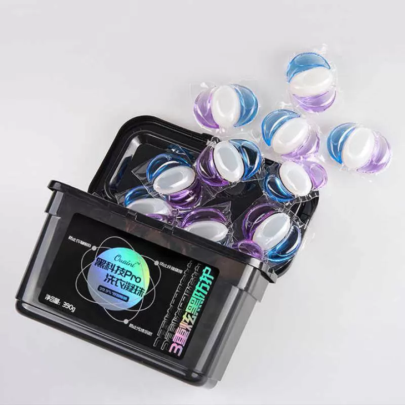 NEW 2025 OEM/ODM Laundry Detergent Soap Bead Washing Pods Capsule Manufacturer HE 3 in 1 Tough Stain Removal Laundry Gel