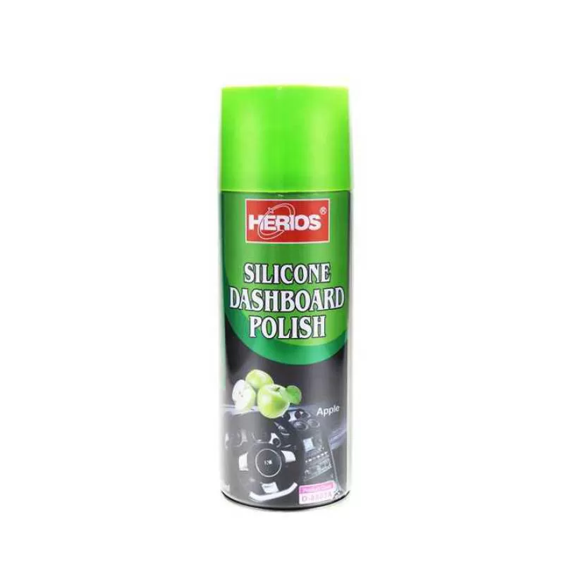 Herios Silicone Dashboard Polish, Helps Prevent Fading and Cracking, Repels Dust and Staining, Restores Lost Color and Luster