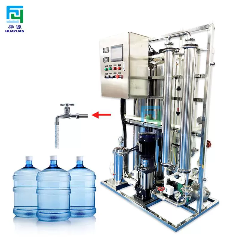 Tap River Water Purifier Reverse Osmosis Filter Treatment 500L/H RO Industrial Water Purification Machine