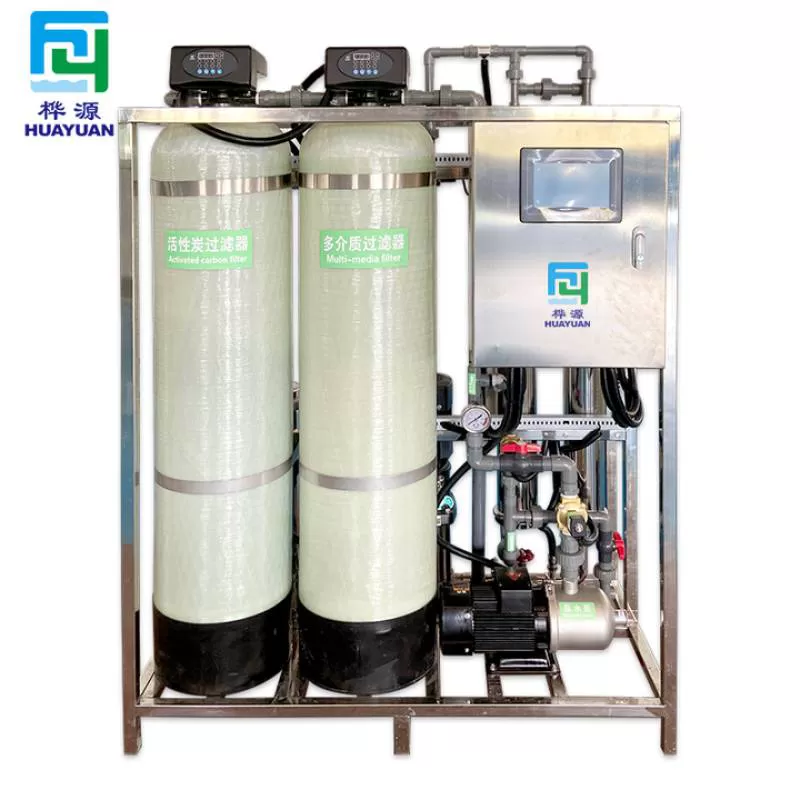 Commercial 500LPH Pure Water Reverse Osmosis System Industrial RO Water Filter Water Treatment Plant