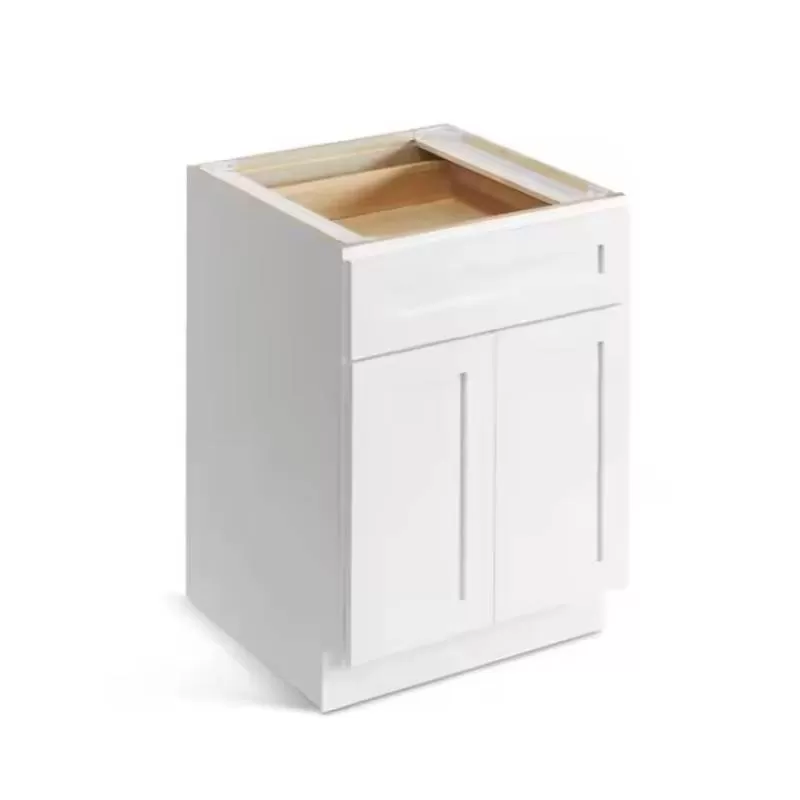 Vietnam Factory's Solid Wood American Shaker Kitchen Cabinets Modern White Storage Furniture Low Price RTA Kitchen Furniture