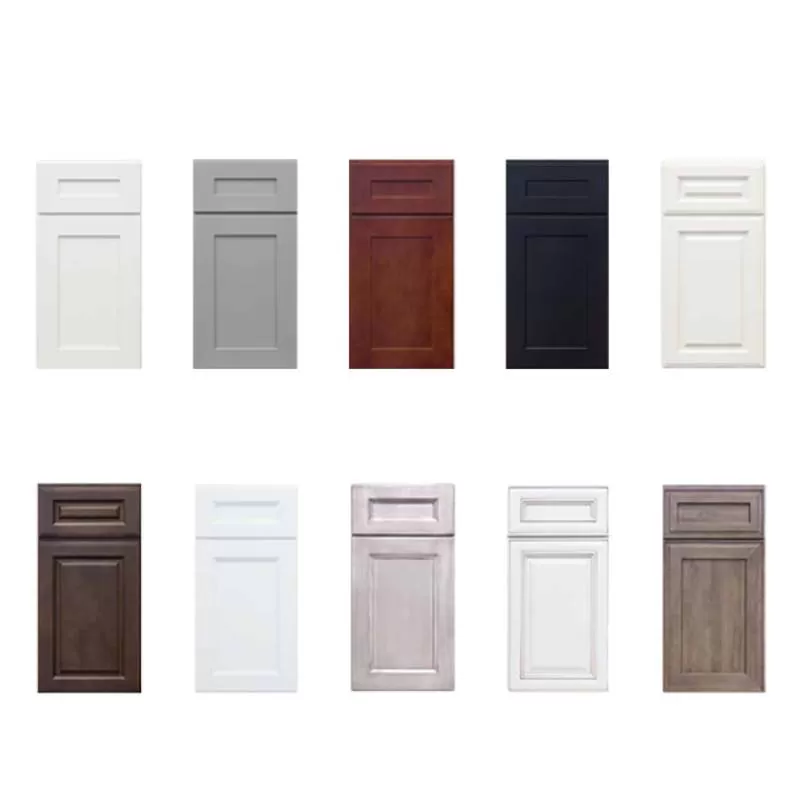 Wholesale Custom White Painted Base Cabinets Kitchen Storage Furniture Complete Kitchen Set Wooden Cabinet for Kitchen