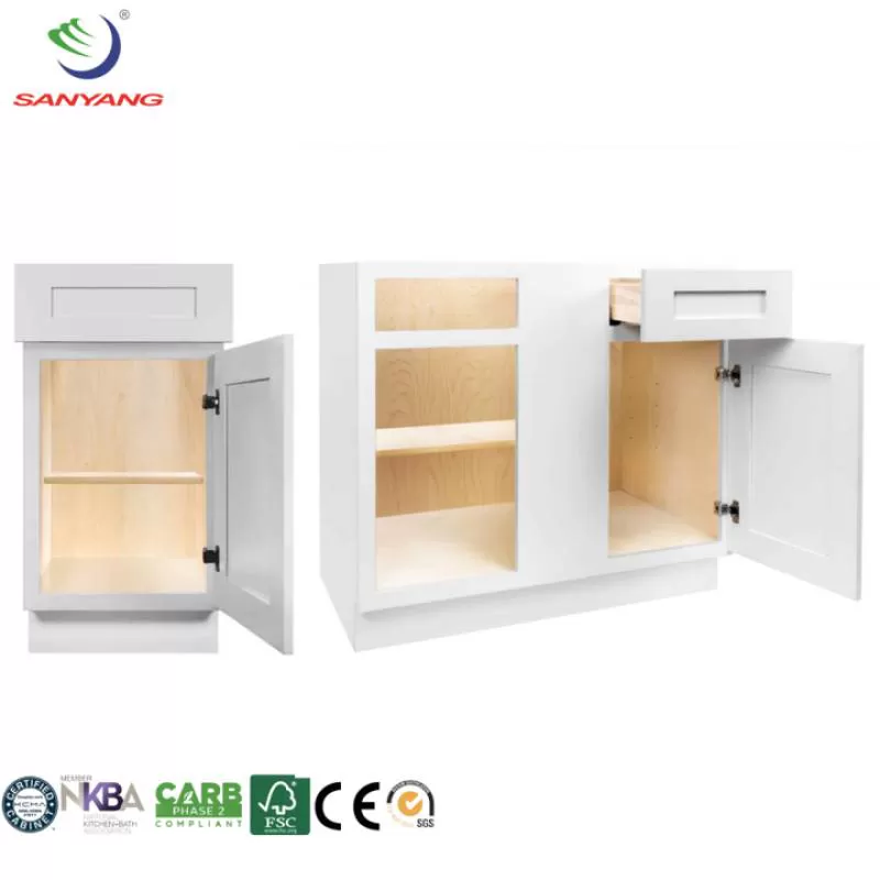 Modern Lacquer Complete Custom Kitchen Cabinet Set Modular Kitchen Furniture American RTA Shaker White Kitchen Cabinetry