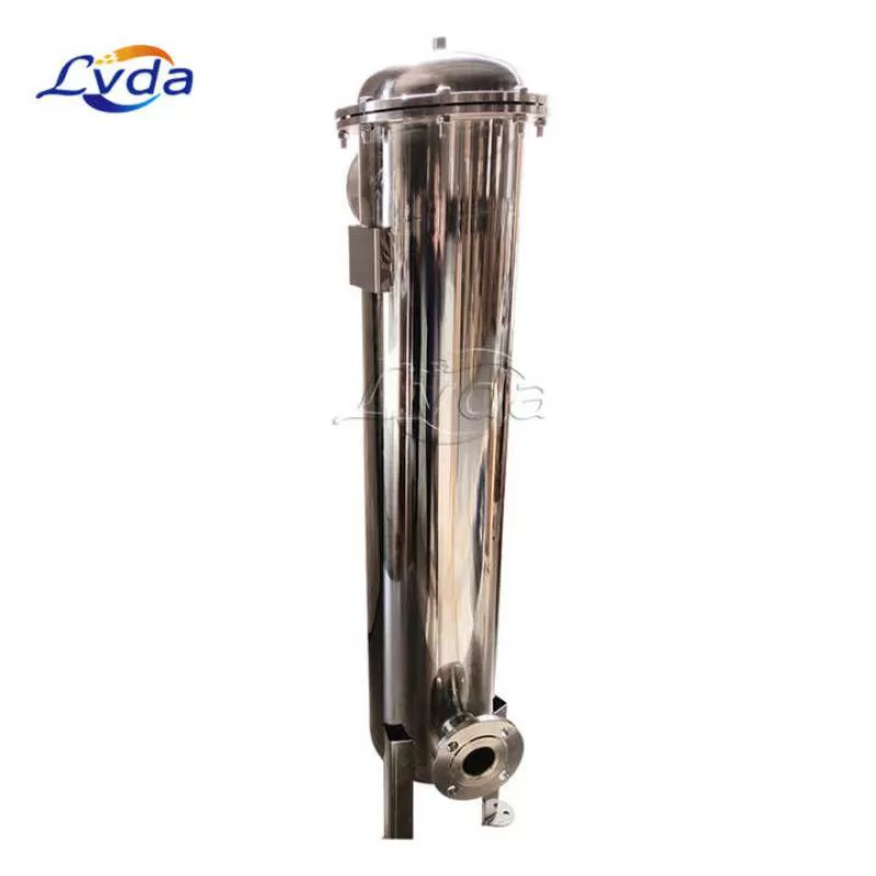 7 Core 20 Inch 304 316 Stainless Steel Water Cartridge Filter Housing in Biopharmaceutical Wax Printing Syrup Filtration