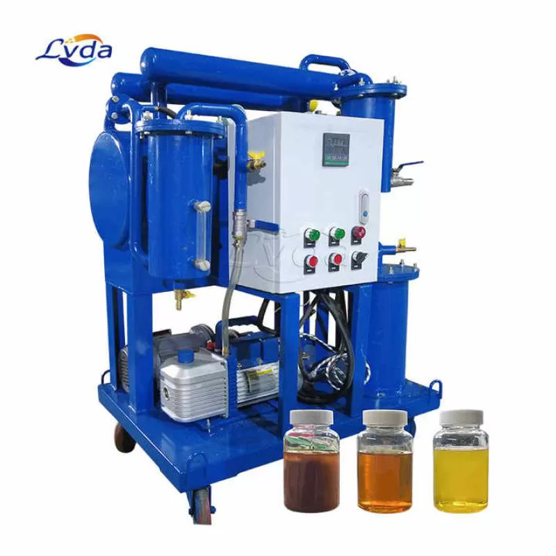 Low Labor Intensity and High Efficient Industrial Water Eliminator Oil Filtration Equipment Fuel Oil Filter Machine