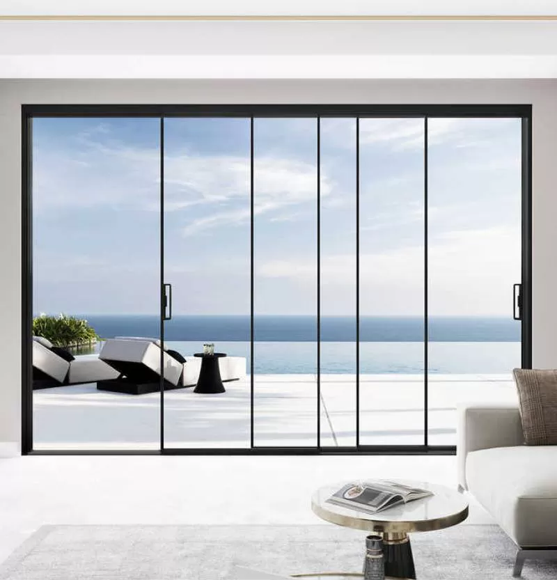 Top Quality Narrow Frame Insulated Aluminum Sliding Exterior Doors