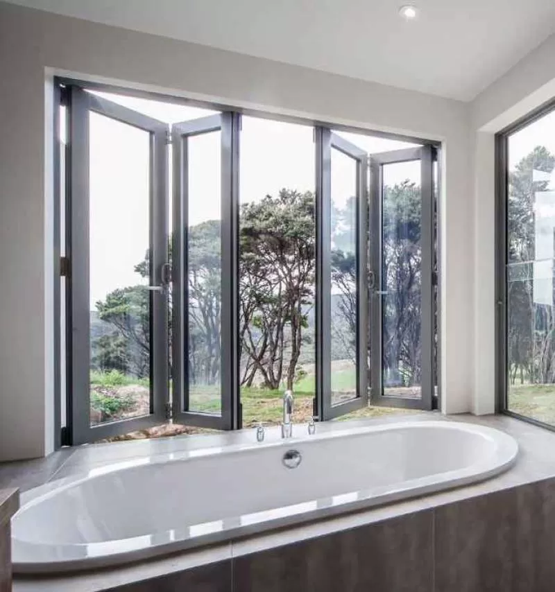 Innovative Hurricane-Proof Aluminum Folding Door for Ultimate Peace