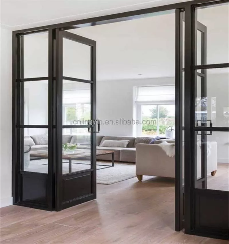 High-Quality Glass Aluminum Folding Door | Sleek Design with Durable Aluminum Frame | Perfect for Modern Homes and Offices
