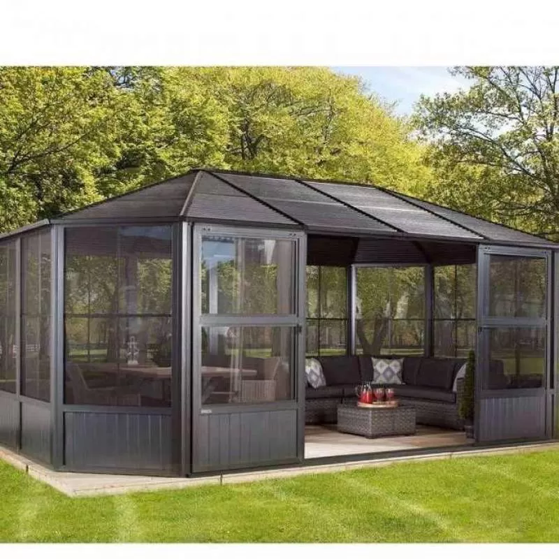 2023 Popular Design High Quality Villa Backyard Aluminium Profile Freestanding Insulated Sunroom