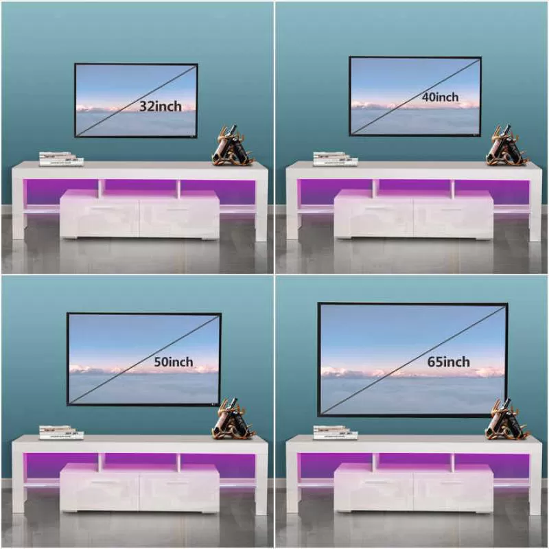 Modern Luxury Wooden TV Cabinet Sleek Design with Ample Storage Space Contemporary Home Furniture TV Rack Bedroom Living Rooms