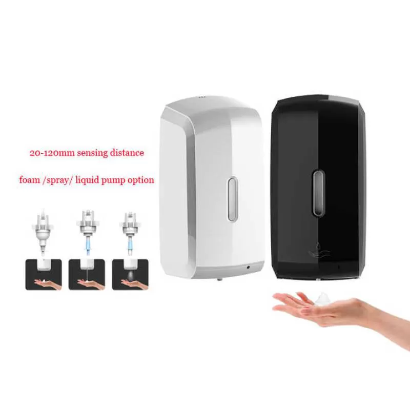 2024 Factory OEM 1000ML Liquid Soap Dispenser Wall Mounted Automatic Foaming Soap Dispenser with Refillable Bottle