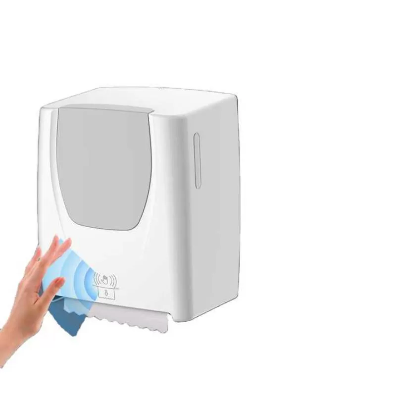Bathroom Hotel Sensor Toilet Automatic AUTOCut Wall Mounted Handkerchief Paper Towel Holder Tissue Dispenser
