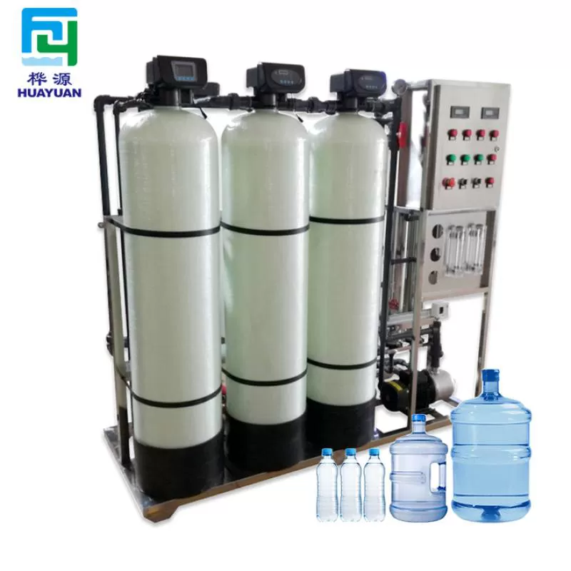 1000LPH Commercial Reverse Osmosis Water Purification Machine 1000LPH RO Machine Water Softeners Desalination From Ground