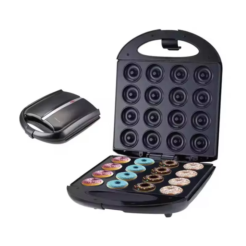 New Waffle Sweet Cake Snack Machine Household Donuts Electric Donut Maker 16 Hole Donut Machine