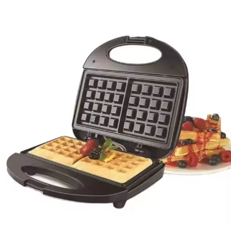 750W Electric Waffle Machine Iron Sandwich Machine Egg Cake Oven Breakfast Waffle Breakfast Machine
