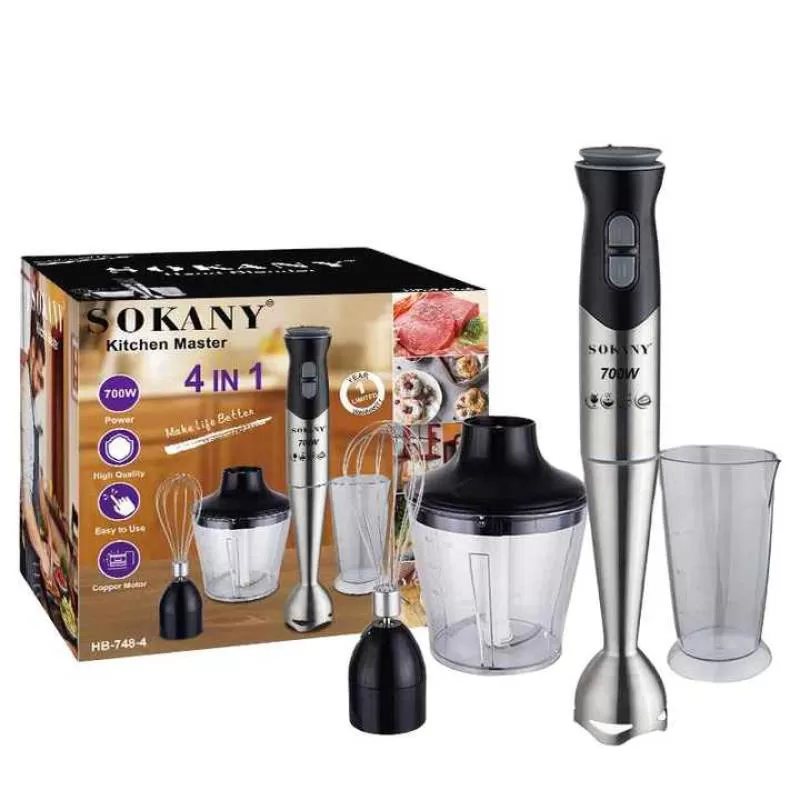 Juice Blender 4 in 1 Electric Hand Mixer Whisk Food Processor Kitchen Egg Beater Electric Blender