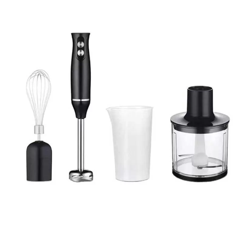 4-In-1 Stainless Steel Handheld Blender Stick Mixer Baby Auxiliary Food Electric Mixing Stick
