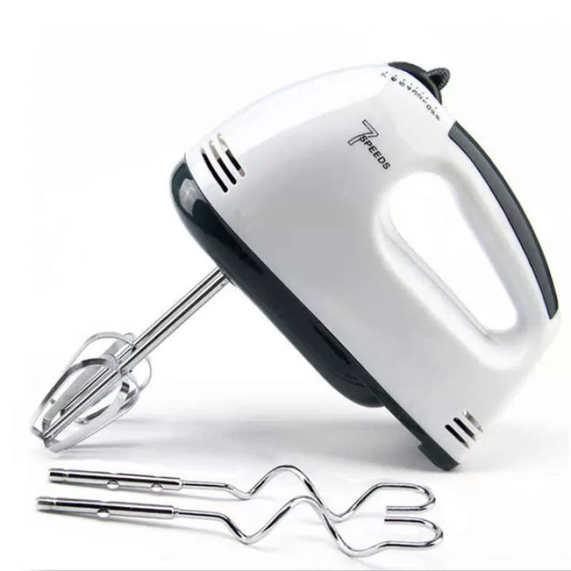 Egg Beater Mini Handheld Electric Cream Blender 7 Speed Portable Food Egg Beater