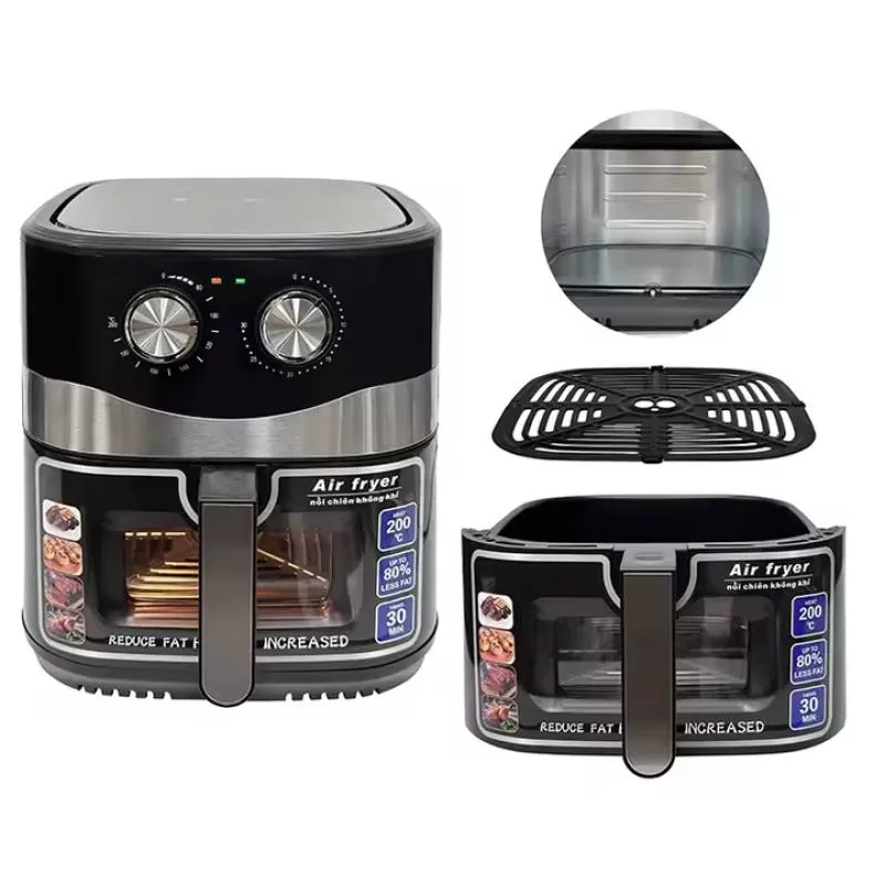 10.5L Multifunctional Deep Oven Without Oil Air Fryers With Visible Window Household Use Oven air Fryer