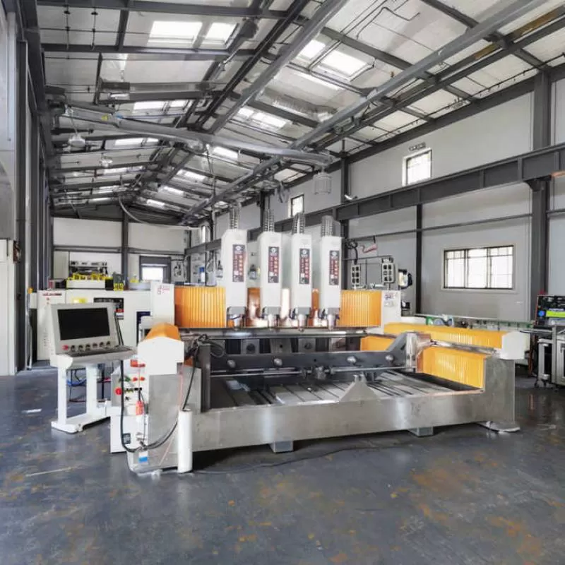 China PLC Stone Cutting Machine Premium Bridge Saw Cutting Granite Marble Quartz Stones Automatically