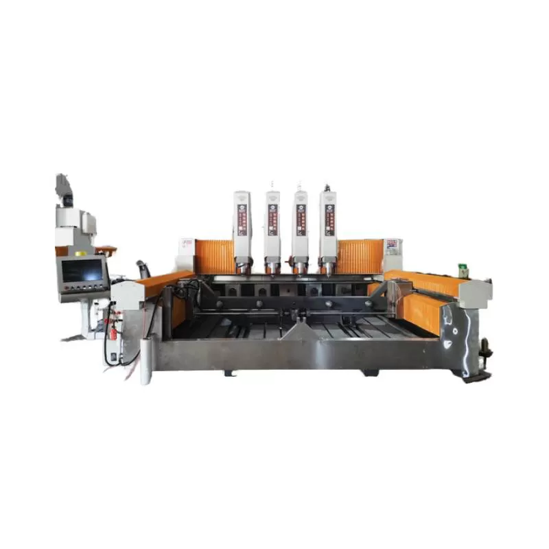 Promotion 4 Axis CNC JH-3220H Granite Marble Quartz Stone Bridge Saw Cutting Machine With Special-Shaped Cutting Function