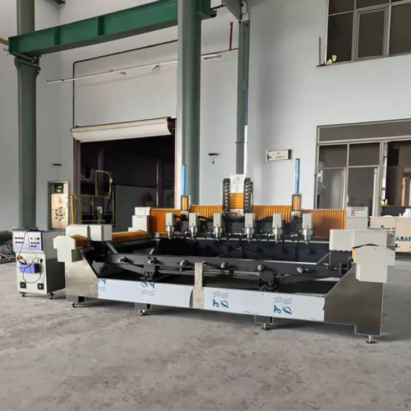6 Aixs Marble Quartz Stone Slab Porcelain Tile Bridge Saw Cutting Machine For Granite And Artificial Stone