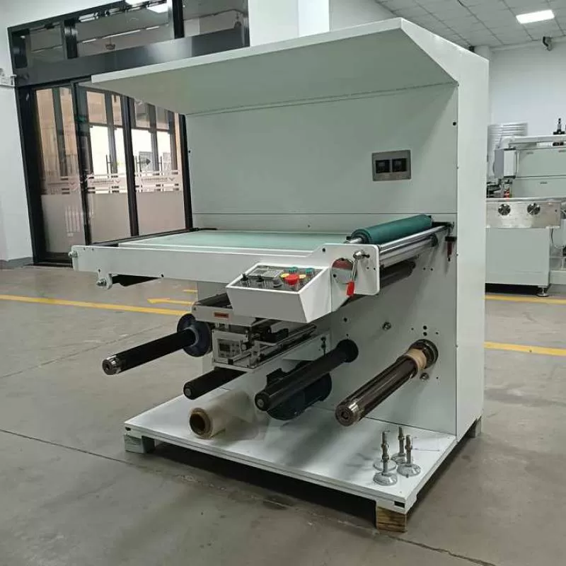 Mitsubishi PLC New RFID Label Rewinding Inspection Machine for Manufacturing Plant with Core Components Motor Gear Bearing