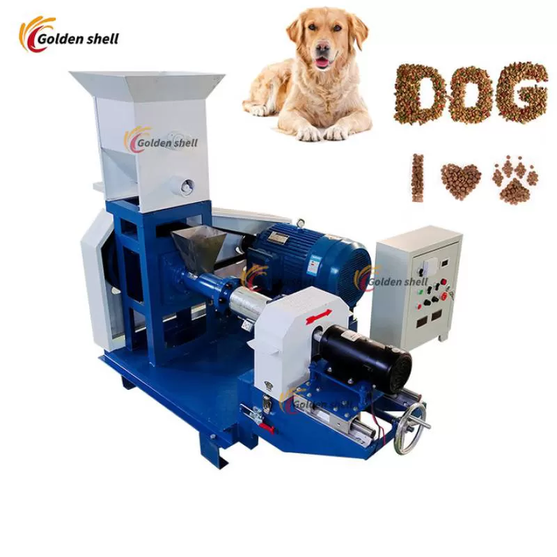 PNew Condition Dog Food Processing Equipment Pet Feed Bulking Machine Production Line Manufacturing Plant Core Gear Components