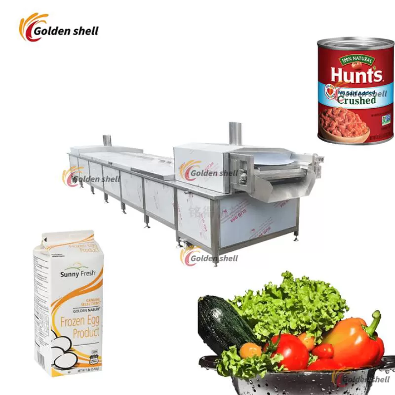 Small Tunnel Pasteurizer Machine for Restaurant Use Steam Type Food Pasteurization Device for Beer & Natural Juice Spraying