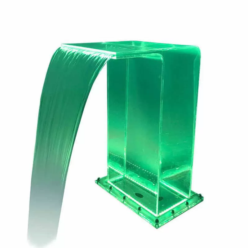 HUAXI Energy - Efficient Acrylic Pool Waterfall Save on Costs While Beautifying the Pool with Transparent Acrylic Material