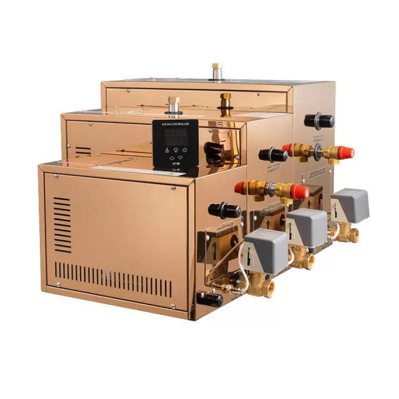 Huaxi Luxury Gold Steam Generator for Home Sauna Steam Generator for Hammam Steam Machine Heater Commercial for Sale