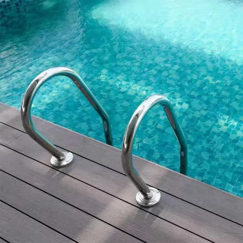 Factory Wholesale 304 316 Stainless Steel 2 Steps Above Ground Pool Ladders and Steps