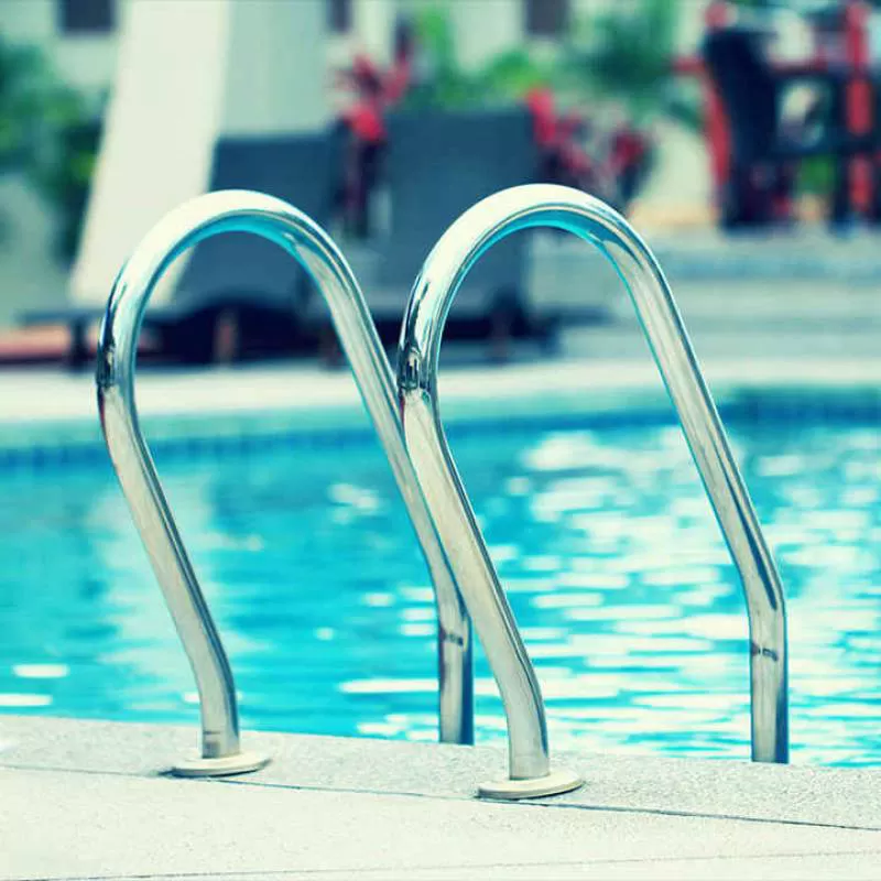 Factory Supply 1.0mm Thick Polishing Stainless Steel 304 316 Swimming Pool Ladder with 5 Steps