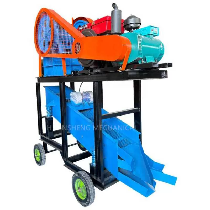 HuanSheng Jaw Crusher for Primary Crushing of Rock Mining Quarry Granite Limestone Gravel Basalt Jaw Crusher Crushing Machine