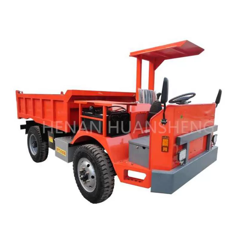 Industrial-Grade 4 Wheeler Dump Truck for Efficient Material Handling