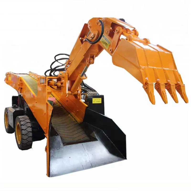 4WD Multi-purpose Underground Tire Mining Tunnel Machine Wheel Small Tunnel Mucking Loader for Sale