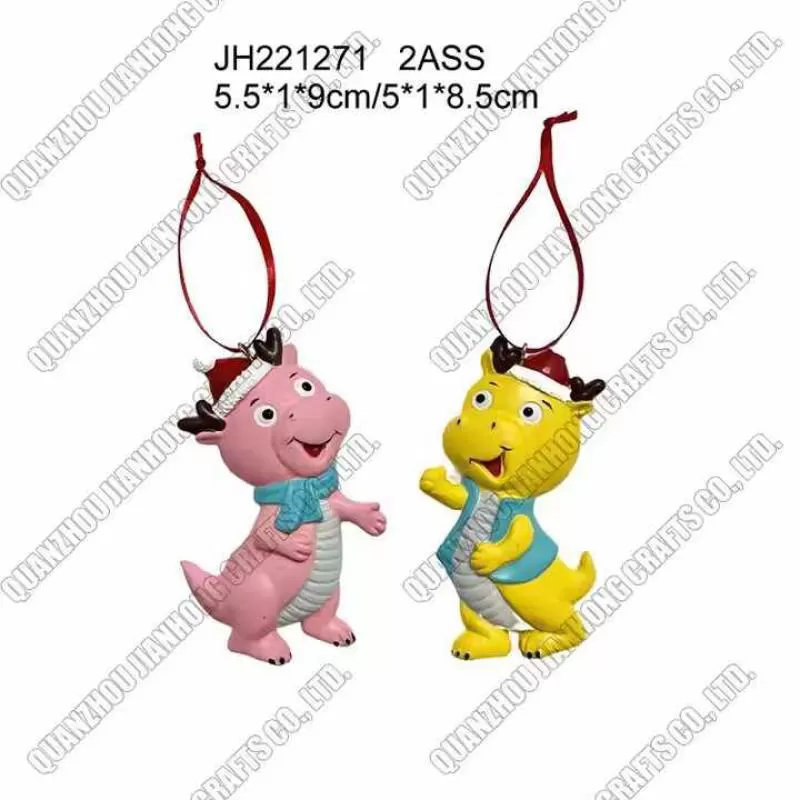 Christmas Hanging Ornament Resin Personalized Dragon Statue Decoration