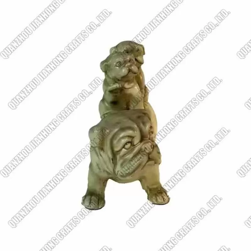 Resin Crafts Dog Home Decoration Dog Statue Sculpture Animal Figurine Sculpture at Wholesale Price