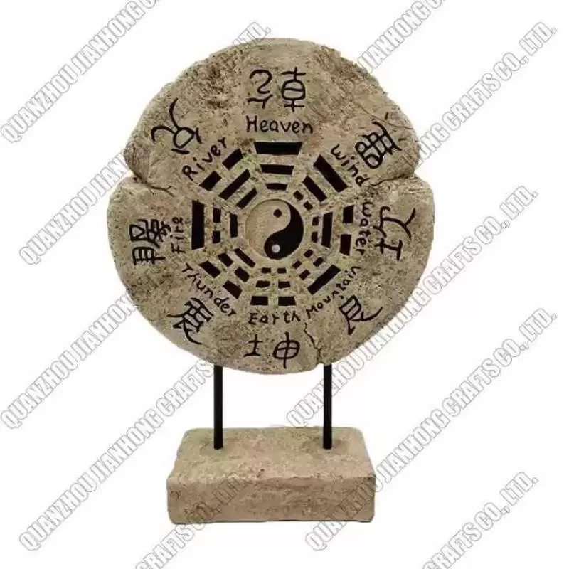 Modern Gold Color Resin Figurine Homeware Crafts Gift Living Room Tabletop Decoration
