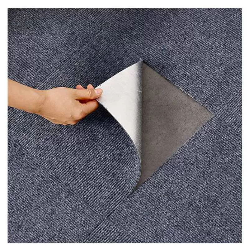 Self Adhesive Square Carpet Tile Peel and Stick Anti Slip 12*12inch Carpet Square Living Room Flooring Mat Carpet