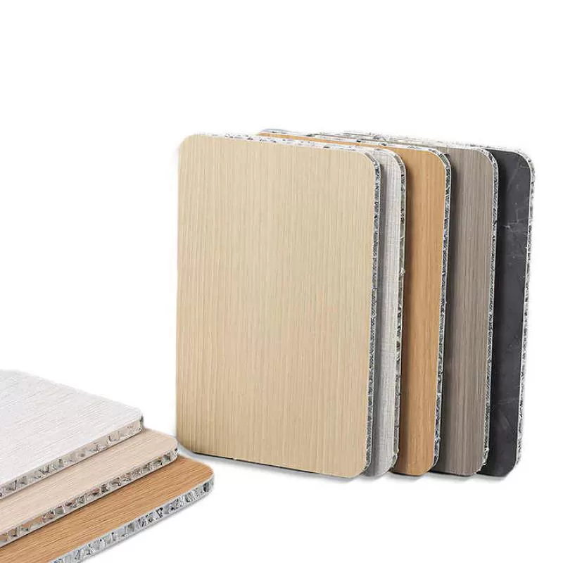 SPC Aluminum Honeycomb Wall Panel Cheap Price Fire Resistant Wall Cabinet Stone Composite Honeycomb Sandwich Wall Panel