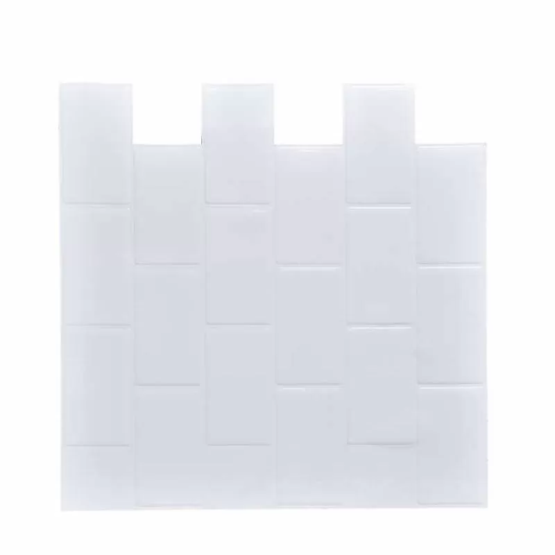Hot Selling PU Mosaic Wall Sticker Self Adhesive Waterproof Kitchen Peel and Sticker Backsplash Mosaic Wall Sticker