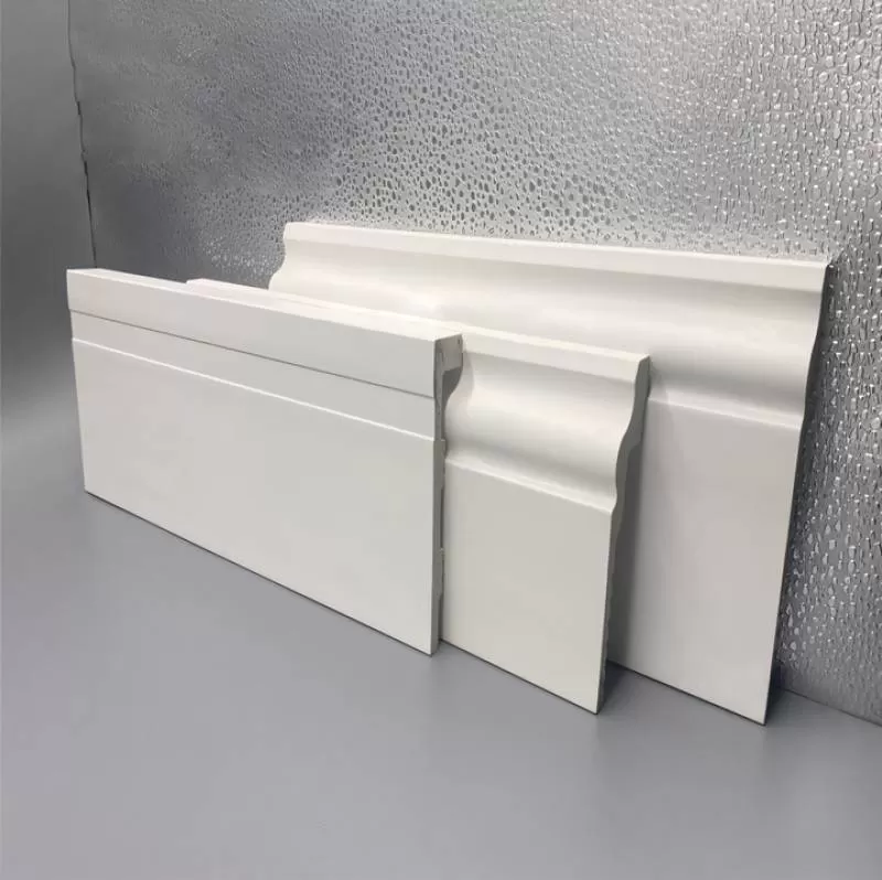 Modern Waterproof Polystyrene PS Skirting Board Decorative Wall PS Floor Skirting for Indoor Decoration